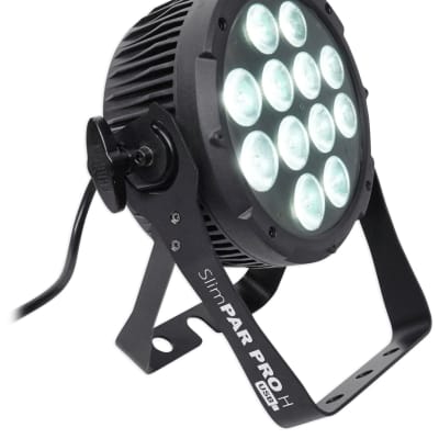 2) Chauvet DJ SlimPar Pro H USB D-Fi RGBAW+UV Par Can Wash Lights+Moving  Head