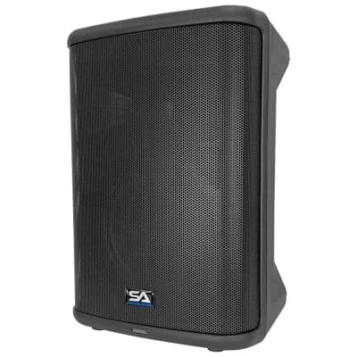 Seismic Connect - Powered 8 Inch Portable 2-Way Compact PA Speaker with Rechargeable Battery - All-In-One PA System image 4