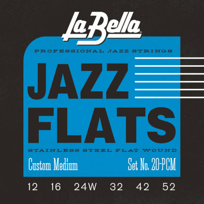 LaBella 20PCM Jazz Flats - Custom Light 12-52