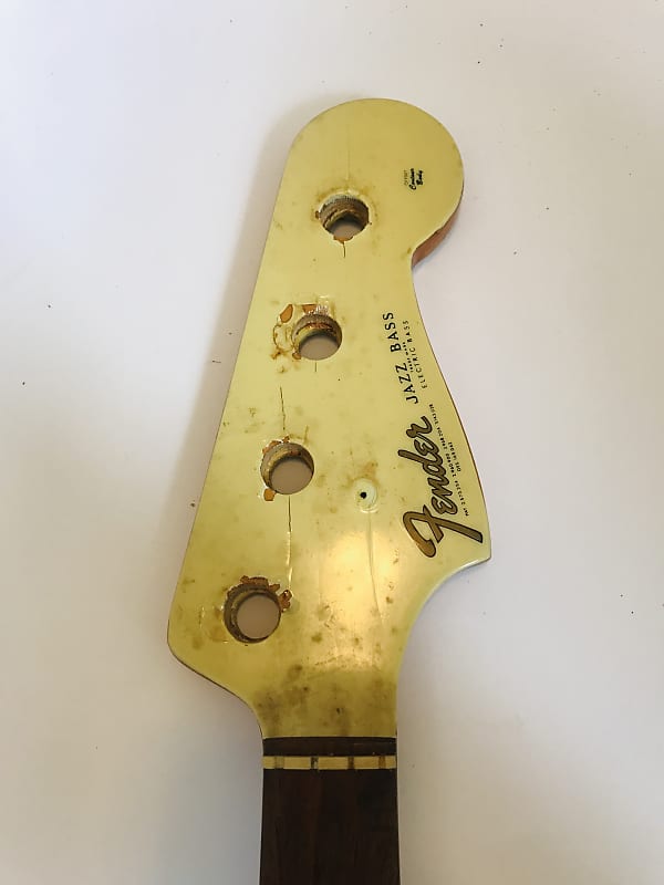 Vintage 1965 Fender Jazz Bass Neck Rosewood Board Reverb Australia