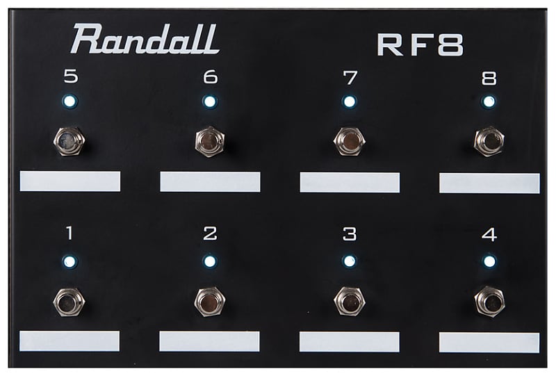 Randall RF8 8-Button MIDI Footswitch. New with Full Warranty! image 1