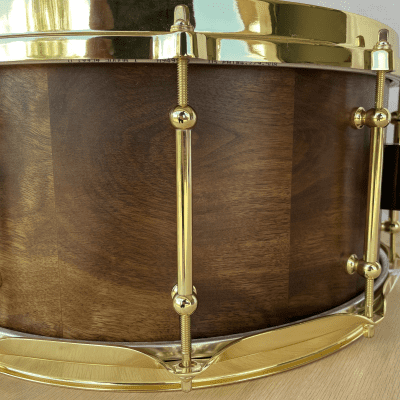 Holst Drumworks Custom Walnut 7x14 Snare Drum image 4