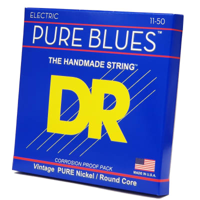 DR Strings Pure Blues Pure Nickel Electric Guitar Strings: Heavy 11-50 image 2