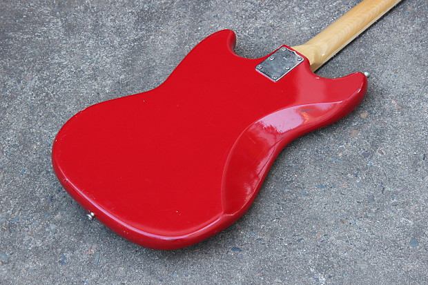 1970's Tomson Splendor Series Mustang Electric Guitar (Red 1970's Tomson Splendor Series Mustang Electric Guitar (Red
