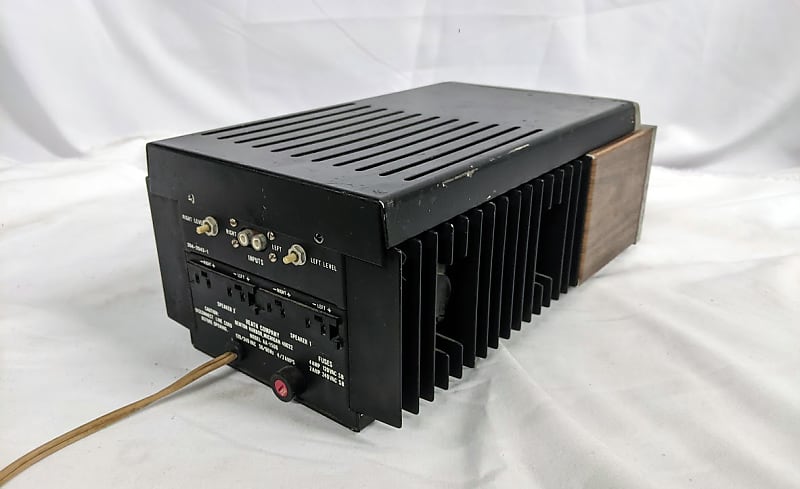 RARE Vintage Heathkit Power Amplifier AA-1506 Black/Woodgrain 1975
