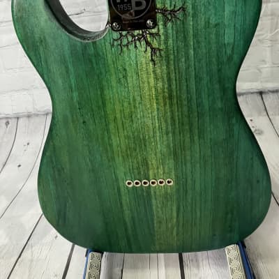 MB 1955 Custom Guitars Model “T” (Fractal) 2023  Green image 7
