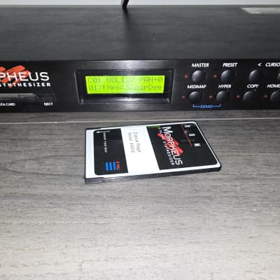 E-MU Systems E-MU Morpheus Z-Plane 1990's SYNTH MODULE Synthesizer w/ #9202 DANCE RAGE Card 1990s