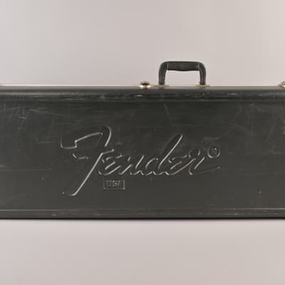 1977 1978 1979 1980 1981 Vintage Fender Stratocaster Telecaster Molded Plastic Guitar Black CASE USA 1970s image 2