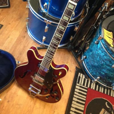 New/Old Stock Guild Starfire V with Vibrato Cherry Red image 7