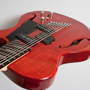 Wes Lambe 8GT 2013 - Novax-style Charlie Hunter 8 String Fanned Fret Dual Output Hollow Guitar/Bass image 24