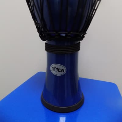 Toca TFCDJ-7MS Freestyle Colorsound 7” Djembe - Metallic Blue image 1