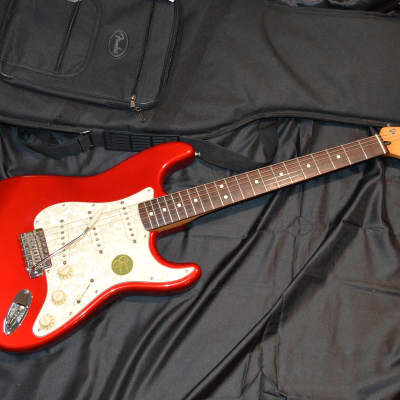 Fender Powerhouse Deluxe Stratocaster Candy Apple Red Low Noise Booster Wired image 5