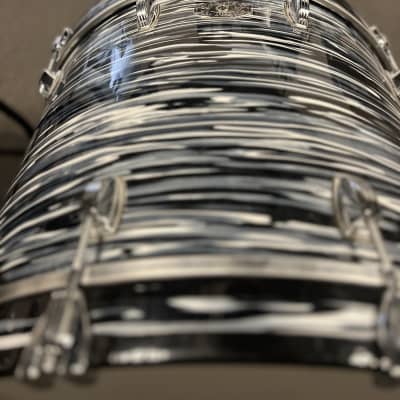Ludwig 100th Anniversary 3pc ***missing floor Tom - Black Oyster image 5
