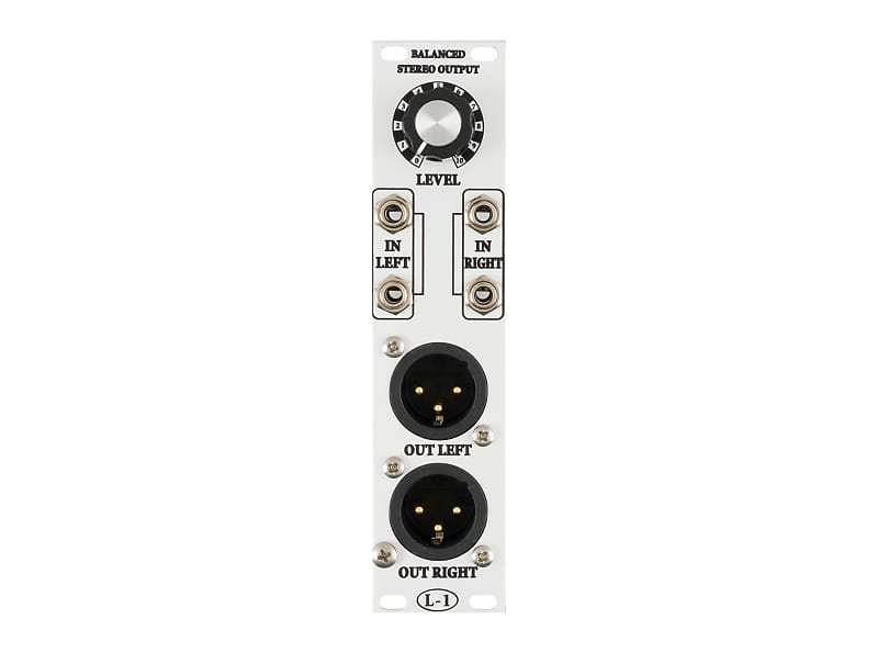 L-1 XLR Balanced Stereo Output