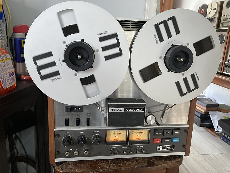 READ! TEAC A-3300SX 2T 1/4 10.5 inch 2-Track Half Track Semi Pro 2-Channel  Stereo Reel to Reel Tape Deck Recorder