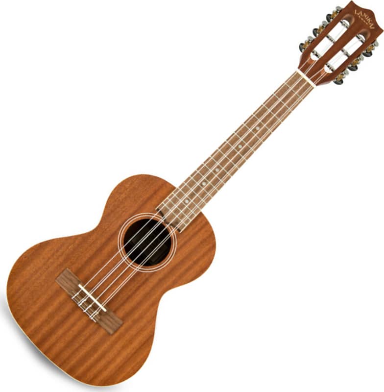 Lanikai MA-6T Mahogany 6 String Tenor Acoustic Ukulele Bundle w