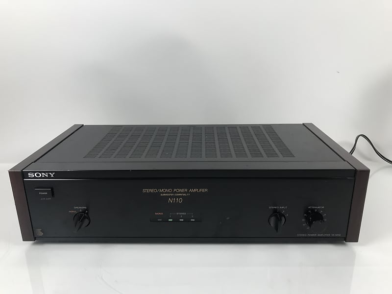 Vintage Sony TA-N110 Stereo/ Mono Power Amplifier image 1