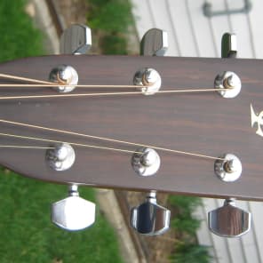 Vintage Japan Made Crown City Imports Dreadnought Acoustic Guitar From The 1970's image 4