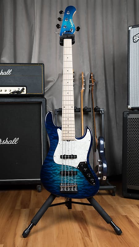 Sadowsky SADOWSKY TYO Modern Edge 5 Indigo Dye Burst | Reverb