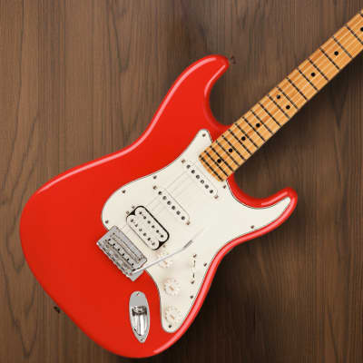 Fender Limited Edition Player Stratocaster HSS Guitar in Fiesta Red image 8