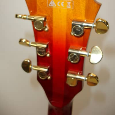 Ibanez Artstar AF155 Hollowbody Electric Guitar, Aged Whisky Burst w/ Case image 12