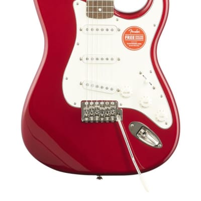 Squier Classic Vibe 60s Stratocaster Laurel Neck Candy Apple Red image 3