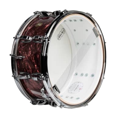 Ludwig Legacy Mahogany 6.5x14 Snare Drum - Burgundy Pearl | Reverb