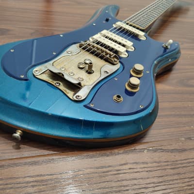 Guyatone Sharp 5 - LG-350T - 1960's - Sparkle Blue MIJ Japan