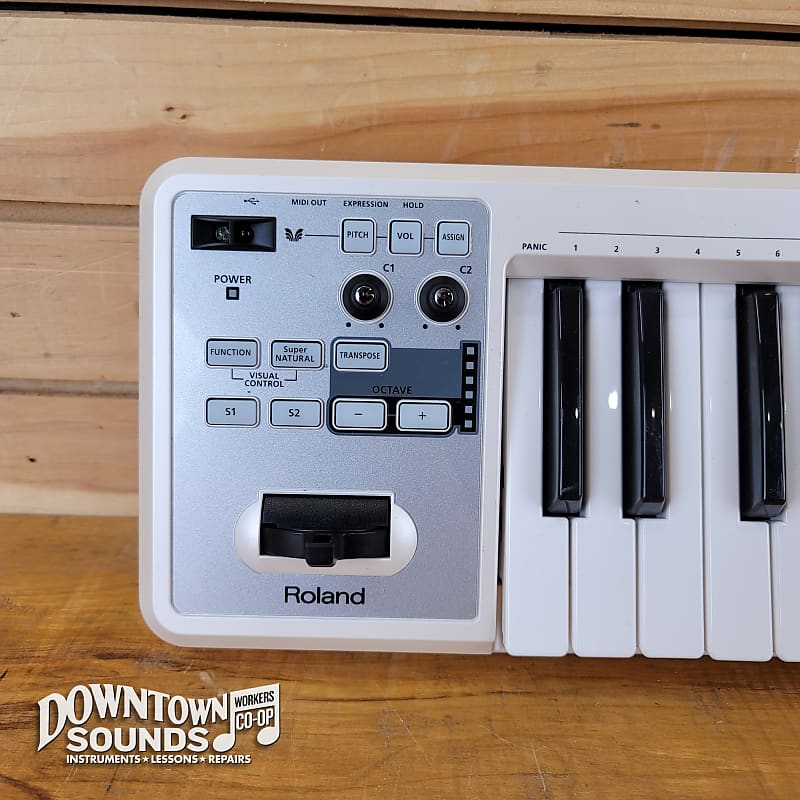 Roland A-49 49-Key MIDI Controller - Pearl White