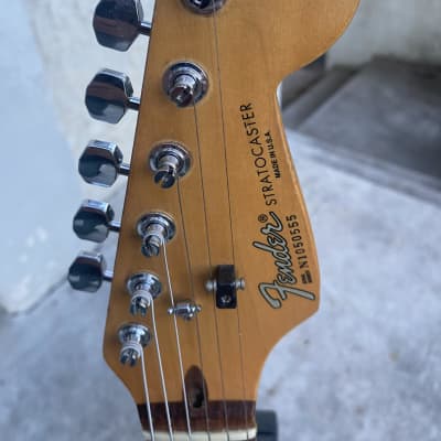 Fender American Standard Stratocaster with Rosewood Fretboard 1991 - Black image 2