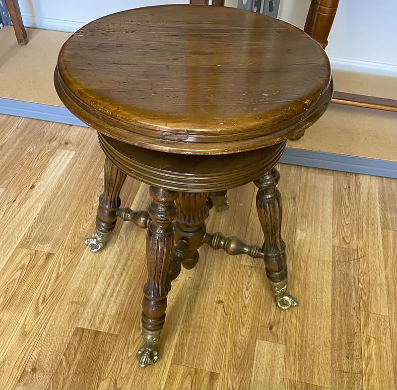 Kramers Used Piano Stool Walnut Reverb