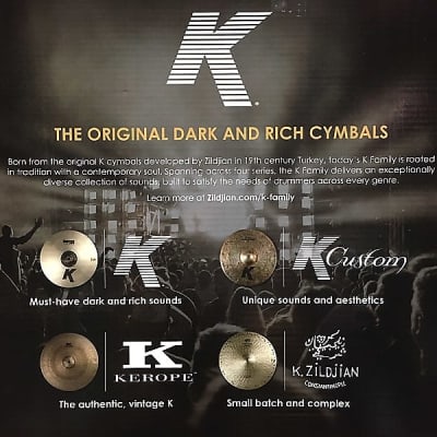 Zildjian USA K Sweet Box Set Cymbal Pack | 15/17/19/21" image 6