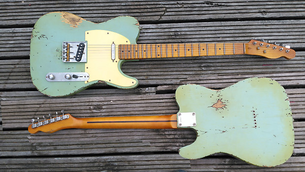 Telecaster surf sales green relic