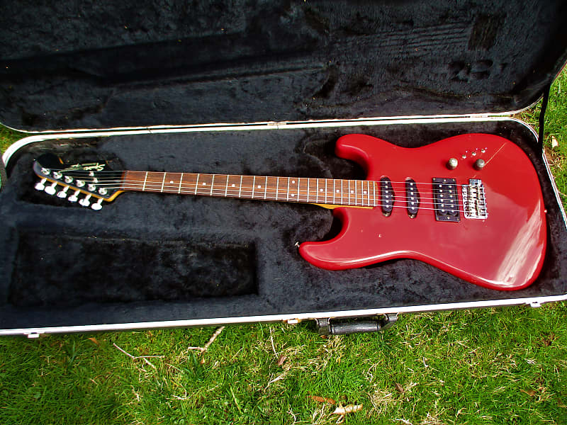 Squire By Fender Stratocaster, 1986, Made In Japan, Red, 22 Fret ...