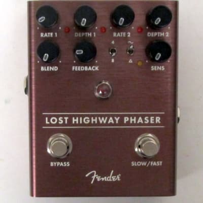 Reverb.com listing, price, conditions, and images for fender-lost-highway-phaser-pedal