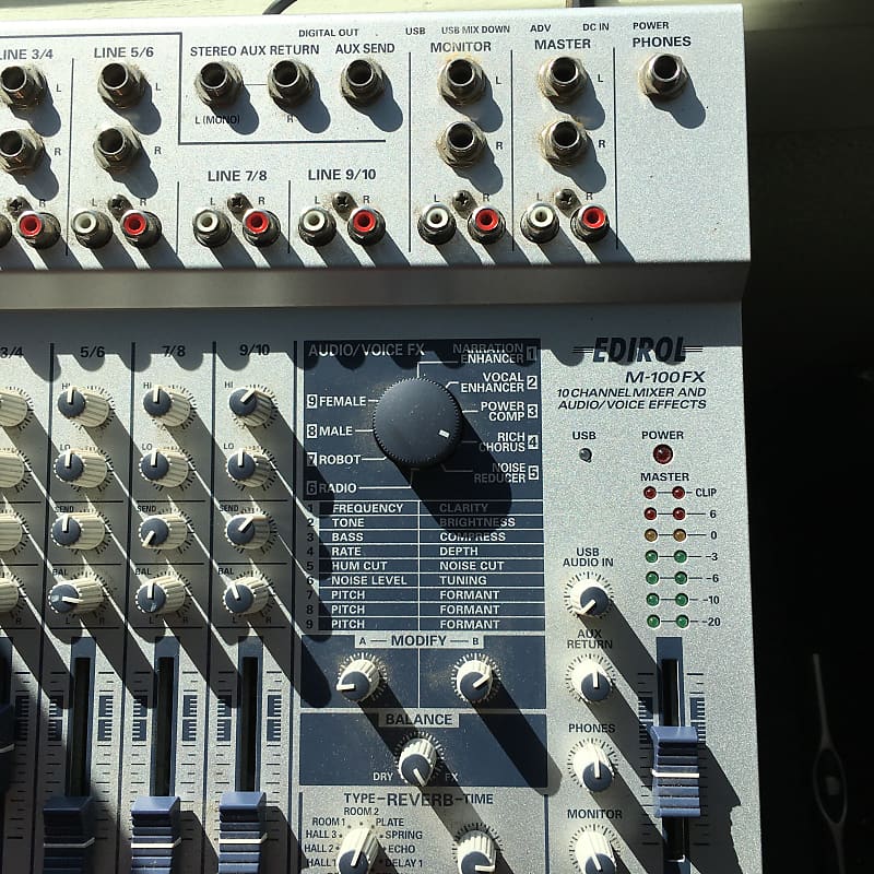 EDIROL M-100FX アナログミキサー