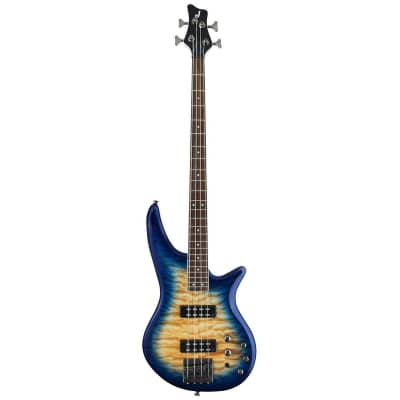 Jackson JS Series Spectra JS3Q Bass Guitar (Amber Blue Burst) for sale