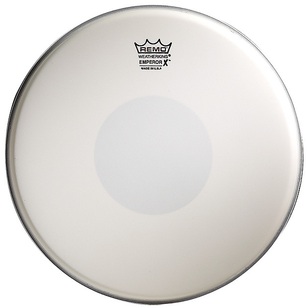 Remo Emperor X Coated Bottom Black Dot Snare Drum Head 12" image 1