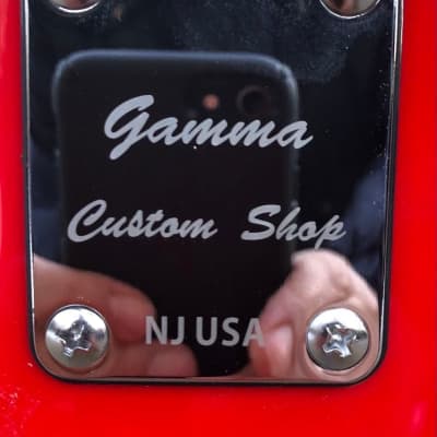 GAMMA Custom Bass Guitar T22-02, Delta Star Model, Tuscany Red image 9