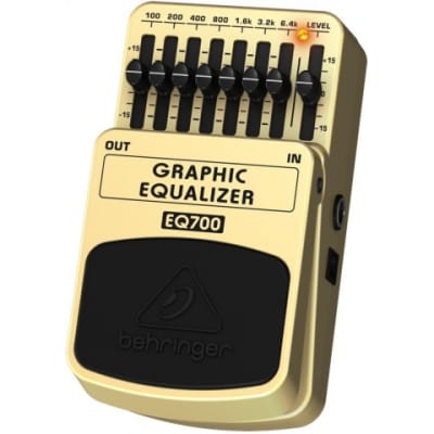 Behringer Graphic Equalizer Eq700 Equalizzatore Grafico 7 Bande Effetto Pedale Chitarra image 3