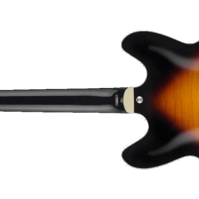 Hagstrom Super Viking Semi-Hollow Electric Guitar, Resinator Fingerboard, Tobacco Sunburst image 3