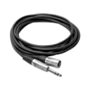 Hosa HSX-005 5' REAN 1/4” TRS to XLR3M Pro Balanced Interconnect Cable