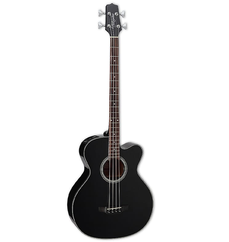 Takamine GB30CEBLK Acoustic Electric Bass Black Reverb