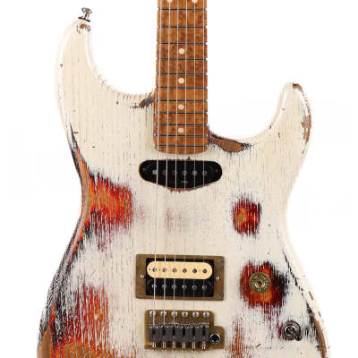 Paoletti Stratospheric Loft Series HS Music Zoo Exclusive Aged White over Sunburst Used image 6