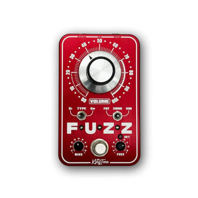 ギター King Tone mini fuzz Ge NKT275 King Tone Guitar miniFUZZ V2 (Black Panel)｜ミュージック
