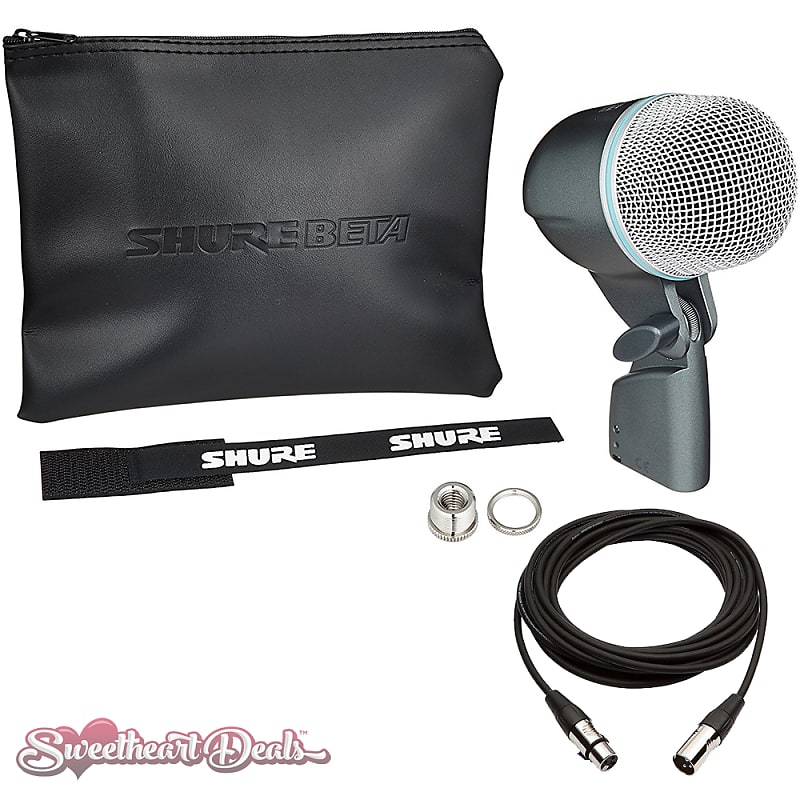 Shure Beta 52A - Dynamic Kick Drum & Bass Instrument Microphone w/ XLR Cable image 1