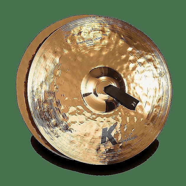 Zildjian K2014 18" K Symphonic Brilliant Light Hand Crash Cymbals (Pair) image 1