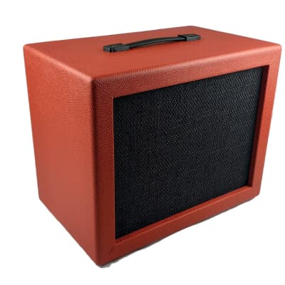 G&A 1x12 Compact  Red /Black Unloaded guitar cabinet image 2