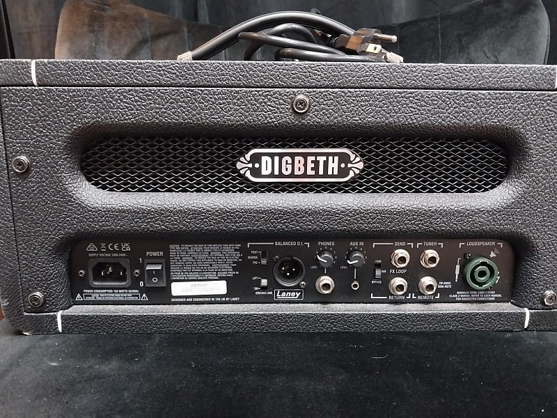 Laney DB500H Digbeth 500-Watt Hybrid Bass Amp Head - Black | Reverb