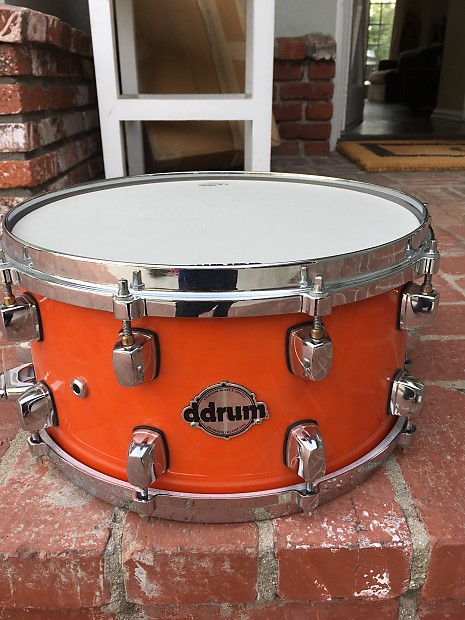 Ddrum Custom Maple Snare Orange